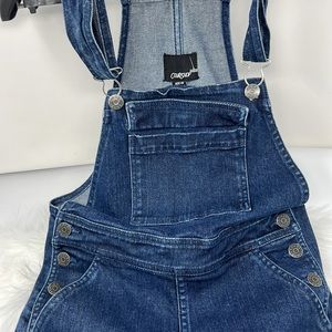 COURTSHOP Denim Overall Short Women’s Size X-Small
